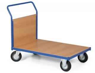 Plošinový vozík, jedno madlo plné, 200 kg, koleso 160 mm