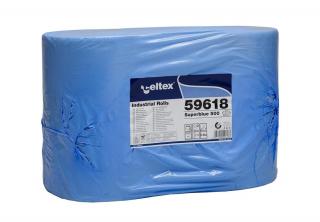 Priemyselná papierová utierka CELTEX SuperBlue 500, šírka 36cm, 3vrstvy - 2ks