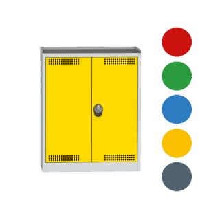 Skříň na chemikálie, 1180 x 950 x 500 mm Barva dveří: žltá RAL 1023