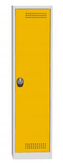 Skříň na chemikálie, 1950 x 505 x 500 mm Barva dveří: žltá RAL 1023