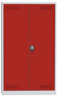 Skříň na chemikálie, 1950 x 950 x 500 mm Barva dveří: červená RAL 3000