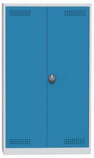 Skříň na chemikálie, 1950 x 950 x 500 mm Barva dveří: modrá RAL 5012