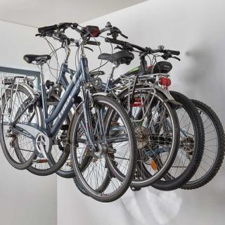 Stenový držiak bicyklov - 4 kolesá
