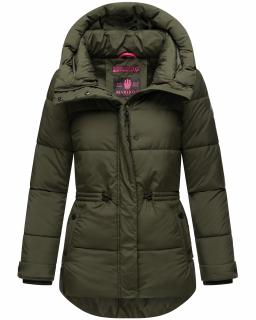 Dámska zimná bunda Akumaa Marikoo - DARK OLIVE Veľkosť: XS