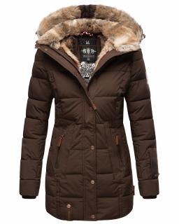 Dámska zimná bunda Lieblings Jacke Premium Marikoo - DARK BROWN Veľkosť: XL