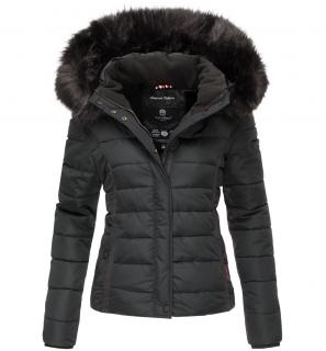 Dámska zimná bunda s kožušinkou MIAMOR Navahoo - BLACK Veľkosť: L