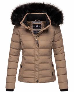 Dámska zimná bunda s kožušinkou MIAMOR Navahoo - TAUPE GREY Veľkosť: L