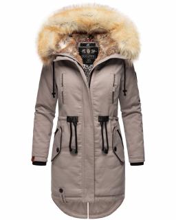 Dámska zimná dlhá bunda Bombii Navahoo - ZINC GREY Veľkosť: M