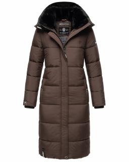 Dámska zimná dlhá bunda Reliziaa Marikoo - DARK CHOCO Veľkosť: S