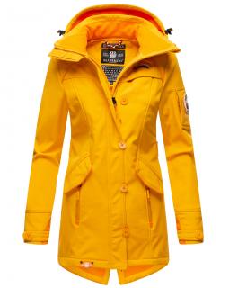Dámsky outdoorový kabát (dlhá bunda) Soulinaa Marikoo - AMBER YELLOW Veľkosť: XS