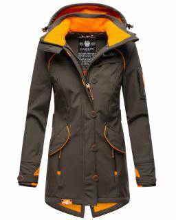 Dámsky outdoorový kabát (dlhá bunda) Soulinaa Marikoo - ANTRACITE Veľkosť: XS