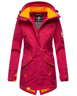 Dámsky outdoorový kabát (dlhá bunda) Soulinaa Marikoo - FUCHSIA Veľkosť: XS