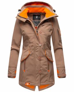 Dámsky outdoorový kabát (dlhá bunda) Soulinaa Marikoo - TAUPE GREY Veľkosť: S