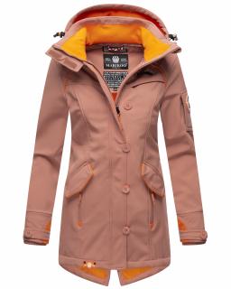 Dámsky outdoorový kabát (dlhá bunda) Soulinaa Marikoo - TERRACOTTA Veľkosť: XS