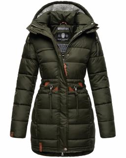 Dámsky zimný prešívaný kabát Daliee Navahoo - OLIVE Veľkosť: XL
