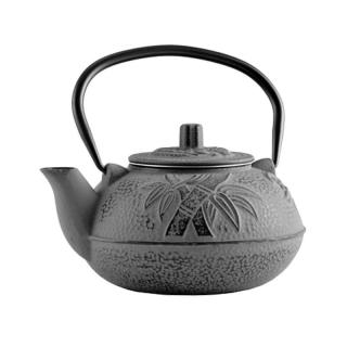 Liatinový čajník so sitkom 600 ml šedý