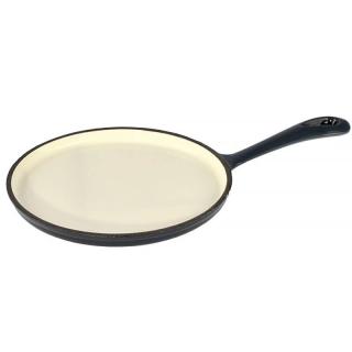 Palacinková liatinová panvica so smaltovaným povrchom, priemer 20 cm