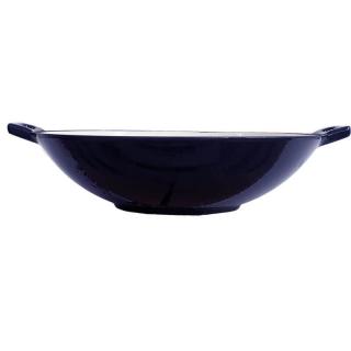 Liatinový wok – smaltovaný povrch 37 cm (Liatinový wok –)