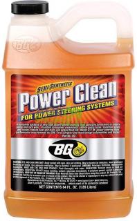 BG 332 POWER CLEAN – Minerálna kvapalina náplň posilňovača riadenia 1.9L (Unikátna minerálna kvapalina s trojnásobnou životnosťou, ktorá podporuje výplach systému posilňovača riadenia a zároveň slúži ako náplň posilňovača riadenia.)
