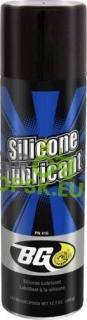 BG 416 Silicone Lubricant - silikónové mazivo v spreji (Odoláva kyselinám, zásadám. vlhkosti, zabraňuje vzniku korózie a hrdze.  Po aplikácii penetruje do pórov povrchu a zostáva v rovnakej konzistencii (netuhne, nevyparuje sa). )