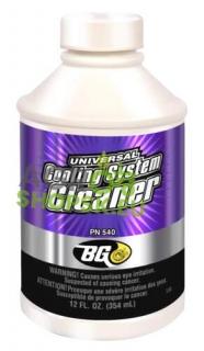 BG 540 Cooling System Cleaner Výplach chladiaceho systému 355ml (30ml na 1L kvapaliny. Odstraňuje tuhé usadeniny, vazelíny, mastnoty, olej a oxidanty glykolu a tiež vodného kameňa.)