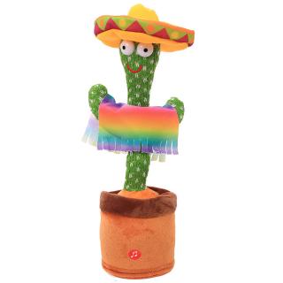 Plyšový tancujúci a hovoriaci kaktus Mexičan