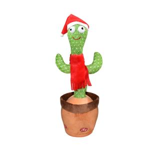Plyšový tancujúci a hovoriaci kaktus + Santa oblek