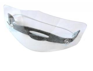 Priehľadná plastová rúška ochranný kryt na tvár maska nos ústa