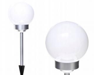 Záhradné solárne lampa osvetlenie guľa svetelný 15cm