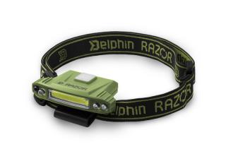 Čelová lampa Delphin RAZOR USB (Čelová lampa Delphin RAZOR USB)