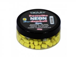 Favorite dumbell Neon 5mm - ananás-kys. maslová (Favorite dumbell Neon )