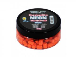 Favorite dumbell Neon 5mm - halibut-krill (Favorite dumbell Neon)