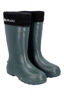 MIKADO Ultra Ľahké Čižmy Wellingtons do -30°C Zelené - 43 (MIKADO Ultra Ľahké Čižmy Wellingtons do -30°C Zelené )