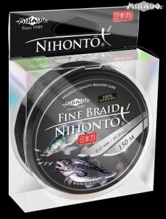 Šnúra NIHONTO FINE BRAID 0.35mm čierna 150m (Mikado)