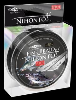 Šnúra Nihonto Fine Braid 050 BLACK 100M (Šnúra)