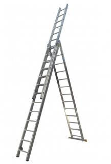 PROPER Rebrík AL 3x13 PROFI 9,16m