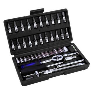 PROtechnik Gola sada 1/4&quot;, 46-dielna, hlavice 6-14 mm