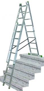Rebrík AL KRAUSE 3x7 priečok na schody