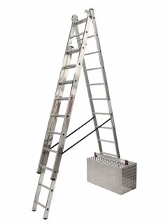 Rebrík KRAUSE 7m 3 x 10 na schody
