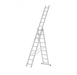 Rebrík PROPER AL 3x9 priečok 6,01m