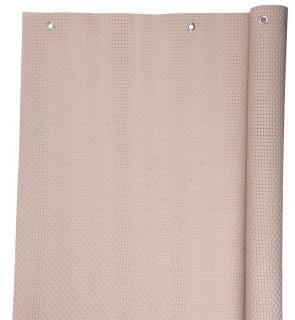 Strend Pro Zástena Polyratan 77 0,9x3 m, UV, 800 g/m2, béžová, tieniaca na balkón, s okami