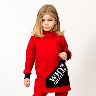 Detská mikina Reflex RB unisex (Unisex detská mikina v kombinácii čiernej a červenej farby doplnená bielou reflexnou potlačou pre zvýšenie bezpečnosti.)