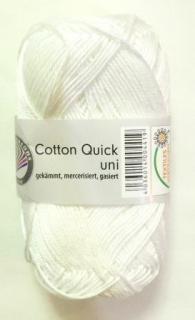 Cotton Quick uni - Weis - biela - 865-01