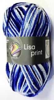 Lisa PRINT - Blau multicolor  - 755-61