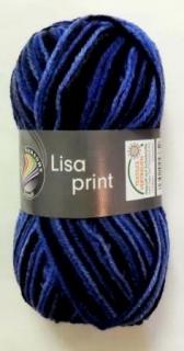 Lisa PRINT - Blau multicolor  - 755-69