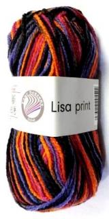 Lisa PRINT - Lila-fuchsia-orange multicolor  - 755-53