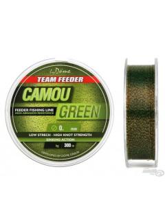 BY DÖME TEAM FEEDER CAMOU GREEN LINE 0,20 MM / 300 M (5,30kg)