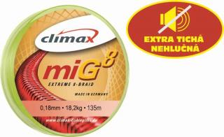 Climax miG 8 Braid Olive SB 135m 0,08mm / 6,5kg (pletená šnúra)