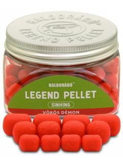 HALDORÁDÓ LEGEND PELLET SINKING 8, 12, 16 MM - ČERVENÝ DEMON / JAHODA (70g)