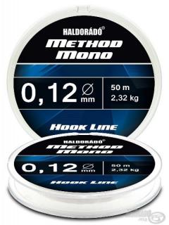 HALDORÁDÓ METHOD MONO HOOK LINE 0,12MM / 50M - 2,32 KG